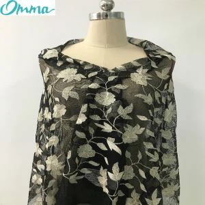 Вышивка 100 полиэфирная сетчатая ткань